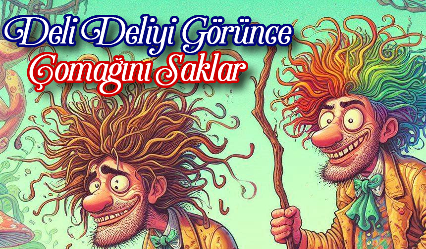 Deli Deliyi Görünce Çomağını Saklar