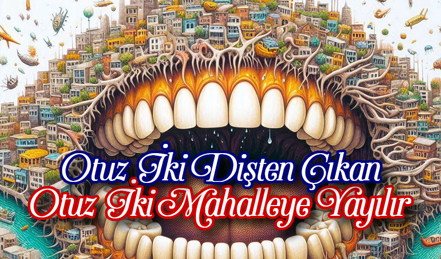 Otuz İki Dişten Çıkan, Otuz İki Mahalleye Yayılır Otuz İki Dişten Çıkan, Otuz İki Mahalleye Yayılır