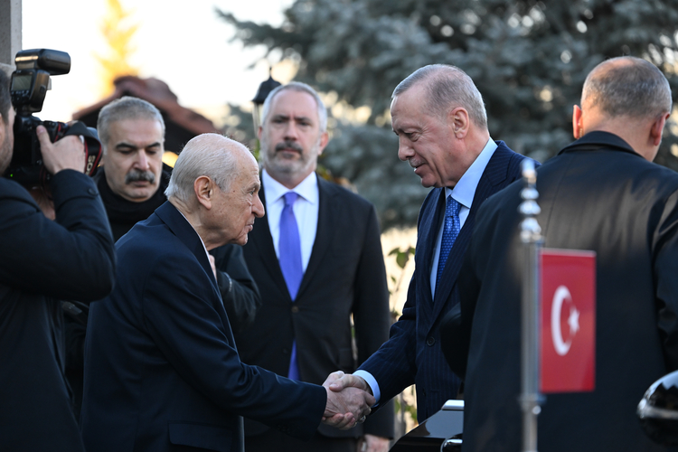 Erdoğan, Bahçeli ile görüştü
