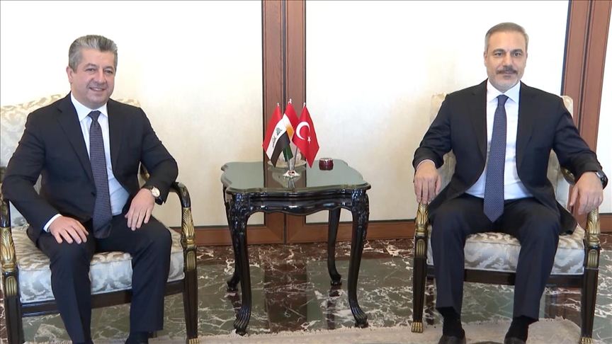 Fidan, Barzani ile görüştü