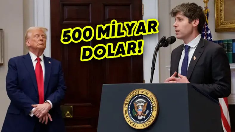 OpenAI İçin 500 Milyar Dolarlık Veri Merkezi İnşa Edileceği Açıklandı OpenAI İçin 500 Milyar Dolarlık Veri Merkezi İnşa Edileceği Açıklandı