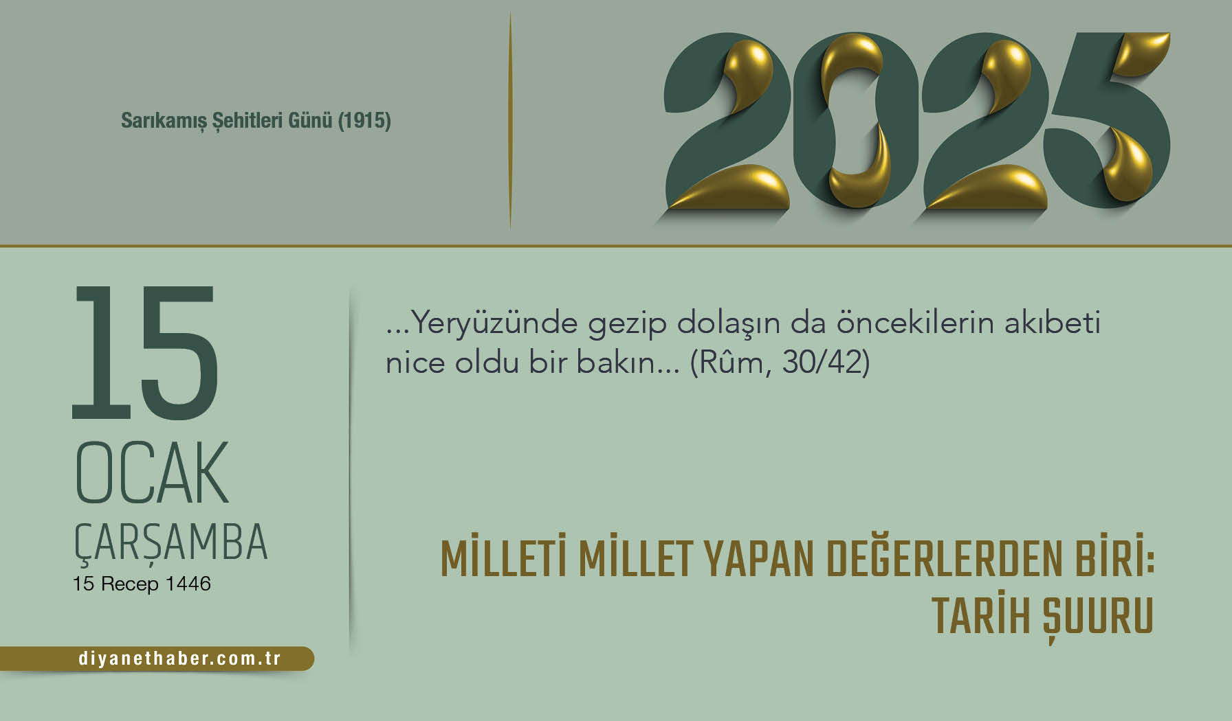 Milleti Millet Yapan Değerlerden Biri: Tarih Şuuru Milleti Millet Yapan Değerlerden Biri: Tarih Şuuru
