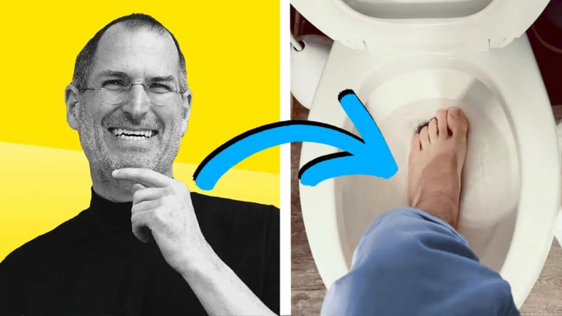 Steve Jobs’un Tuvalet Suyuna Ayaklarını Sokma Alışkanlığının Sebebi: Gerek Var mıydı Gerçekten? Steve Jobs’un Tuvalet Suyuna Ayaklarını Sokma Alışkanlığının Sebebi: Gerek Var mıydı Gerçekten?