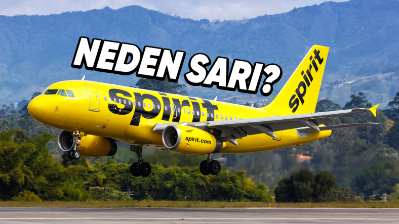 Spirit Airlines Neden Uçaklarının Tamamını Parlak Sarıya Boyatmaya Başladı? Beyazın Nesi Vardı? Spirit Airlines Neden Uçaklarının Tamamını Parlak Sarıya Boyatmaya Başladı? Beyazın Nesi Vardı?