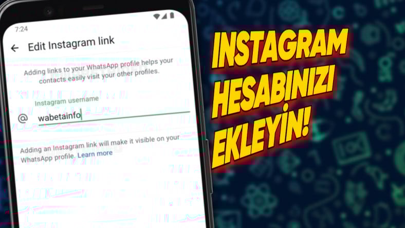 WhatsApp’a, Instagram Hesabınızı Eklemenizi Sağlayacak Çok Seveceğiniz Bir Özellik Geliyor! WhatsApp’a, Instagram Hesabınızı Eklemenizi Sağlayacak Çok Seveceğiniz Bir Özellik Geliyor!