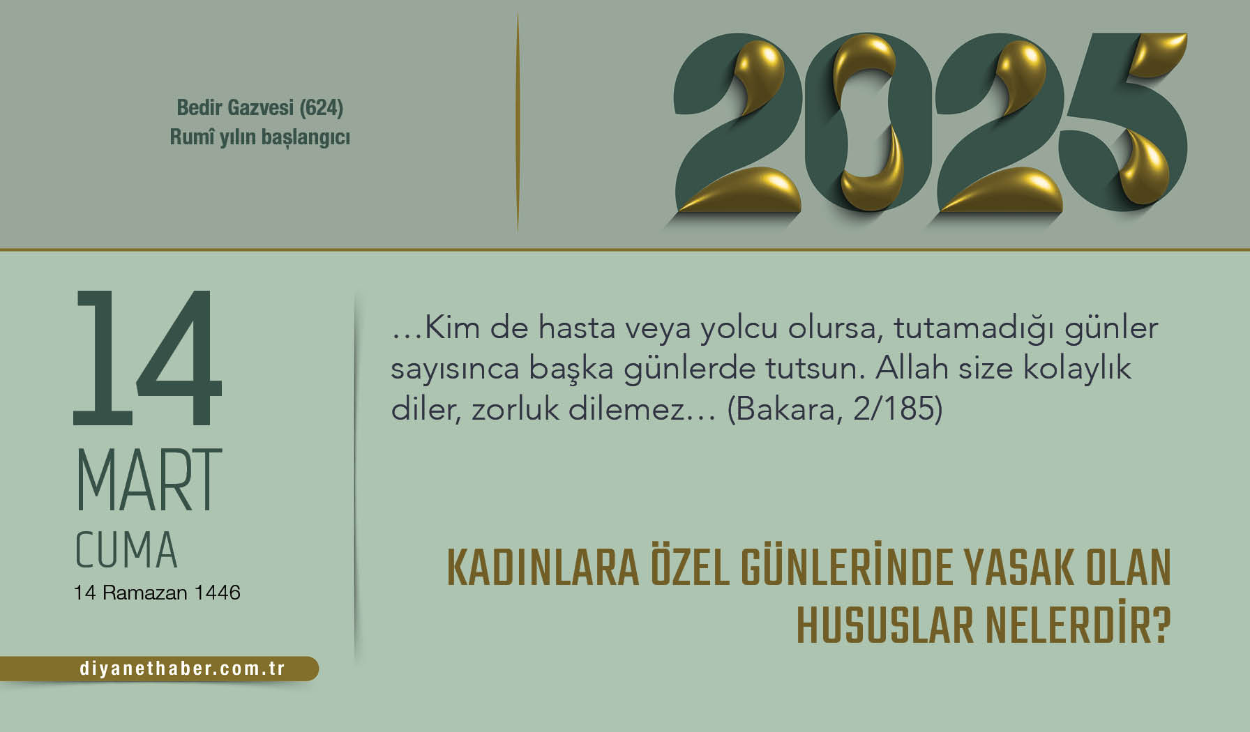 Kadınlara Özel Günlerinde Yasak Olan Hususlar Nelerdir? Kadınlara Özel Günlerinde Yasak Olan Hususlar Nelerdir?