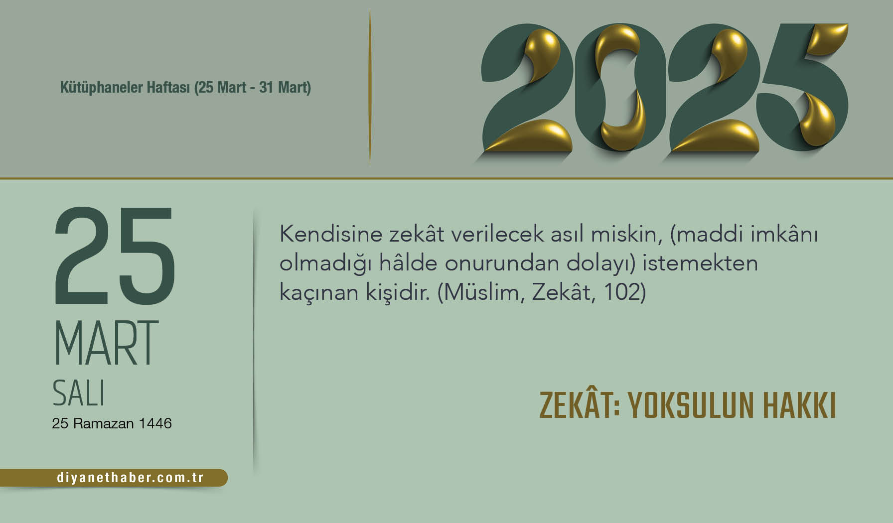 Zekât: Yoksulun Hakkı Zekât: Yoksulun Hakkı