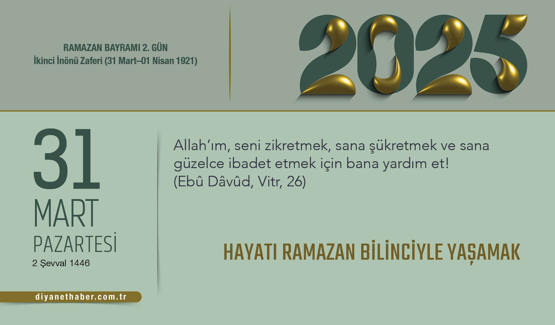 Hayatı Ramazan Bilinciyle Yaşamak Hayatı Ramazan Bilinciyle Yaşamak