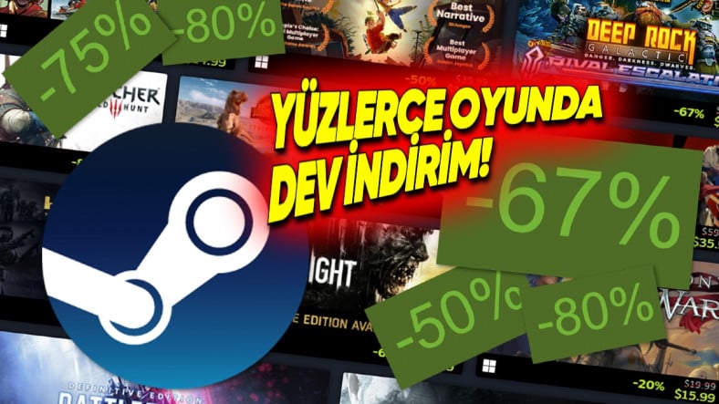Yüzlerce Oyun %90’a Varan İndirime Girdi: İşte Steam’de Bu Haftaki İndirimlerde Kaçırmamanız Gereken Fırsatlar Yüzlerce Oyun %90’a Varan İndirime Girdi: İşte Steam’de Bu Haftaki İndirimlerde Kaçırmamanız Gereken Fırsatlar