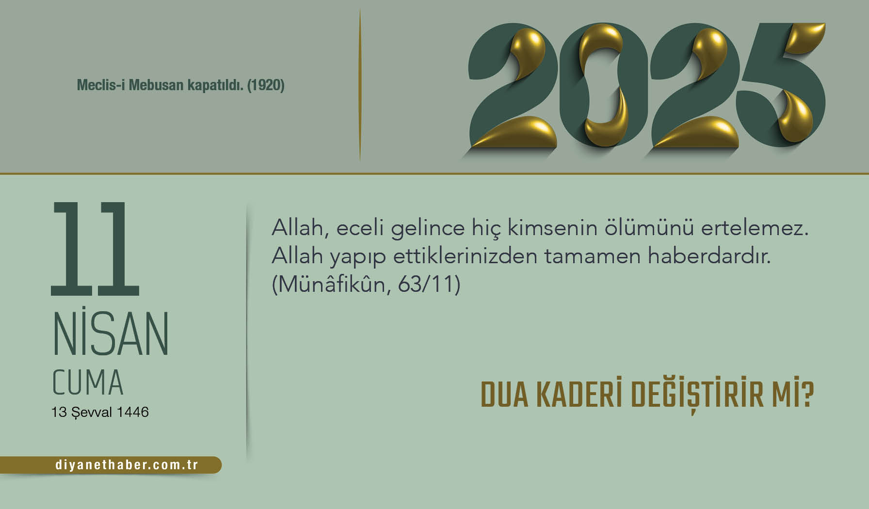 Dua Kaderi Değiştirir mi?