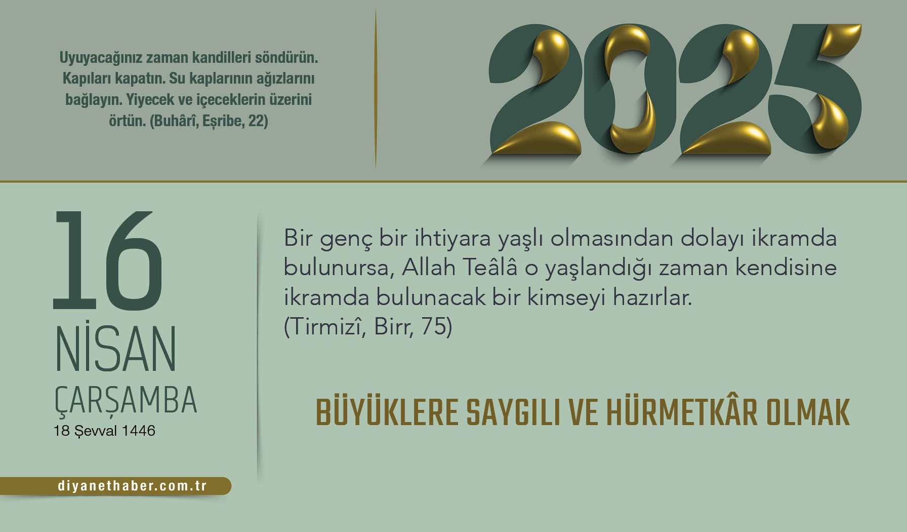 Büyüklere Saygılı ve Hürmetkâr Olmak