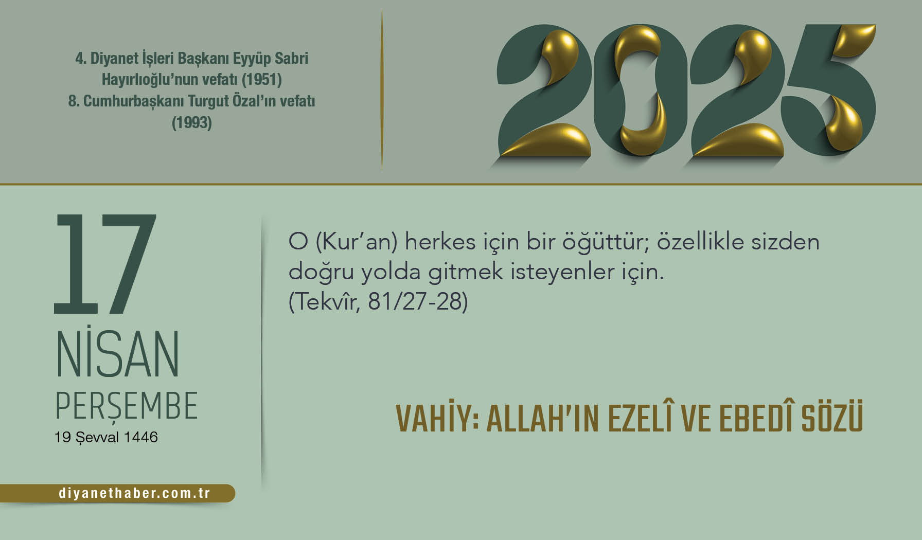 Vahiy: Allah’ın Ezelî ve Ebedî Sözü