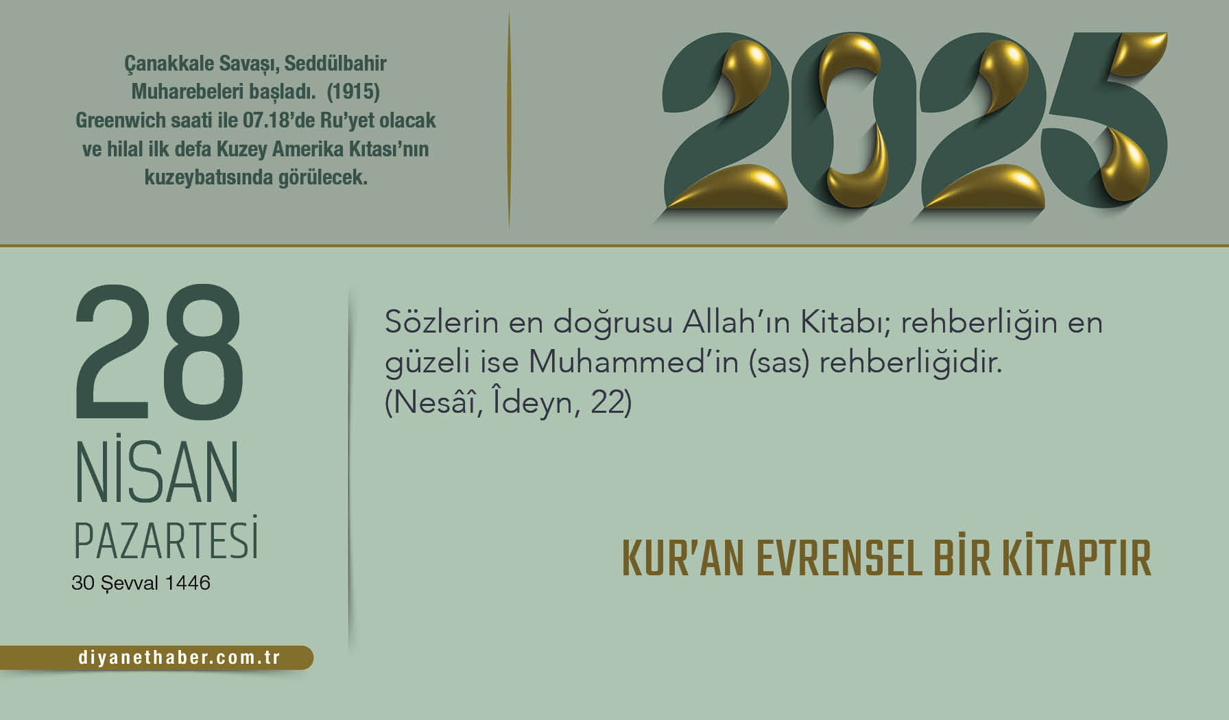 Kur’an Evrensel Bir Kitaptır