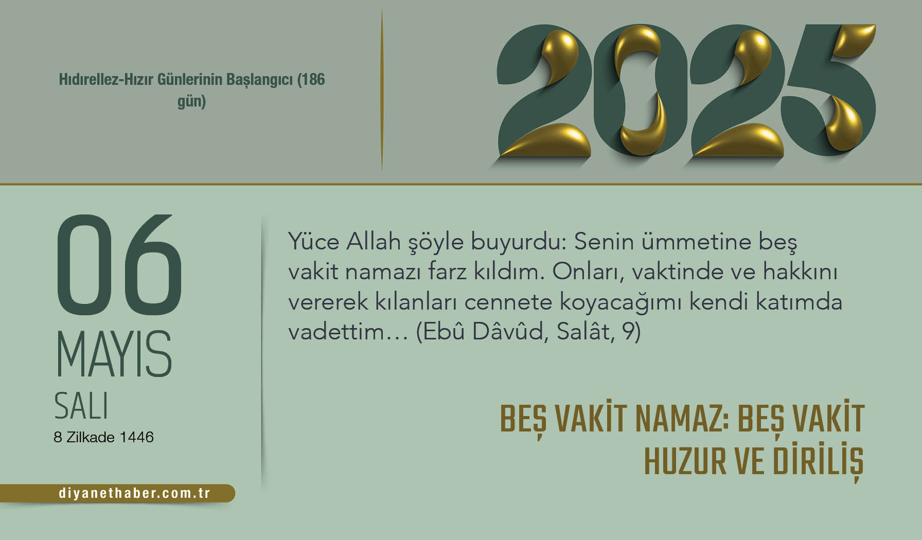 Beş Vakit Namaz: Beş Vakit Huzur ve Diriliş