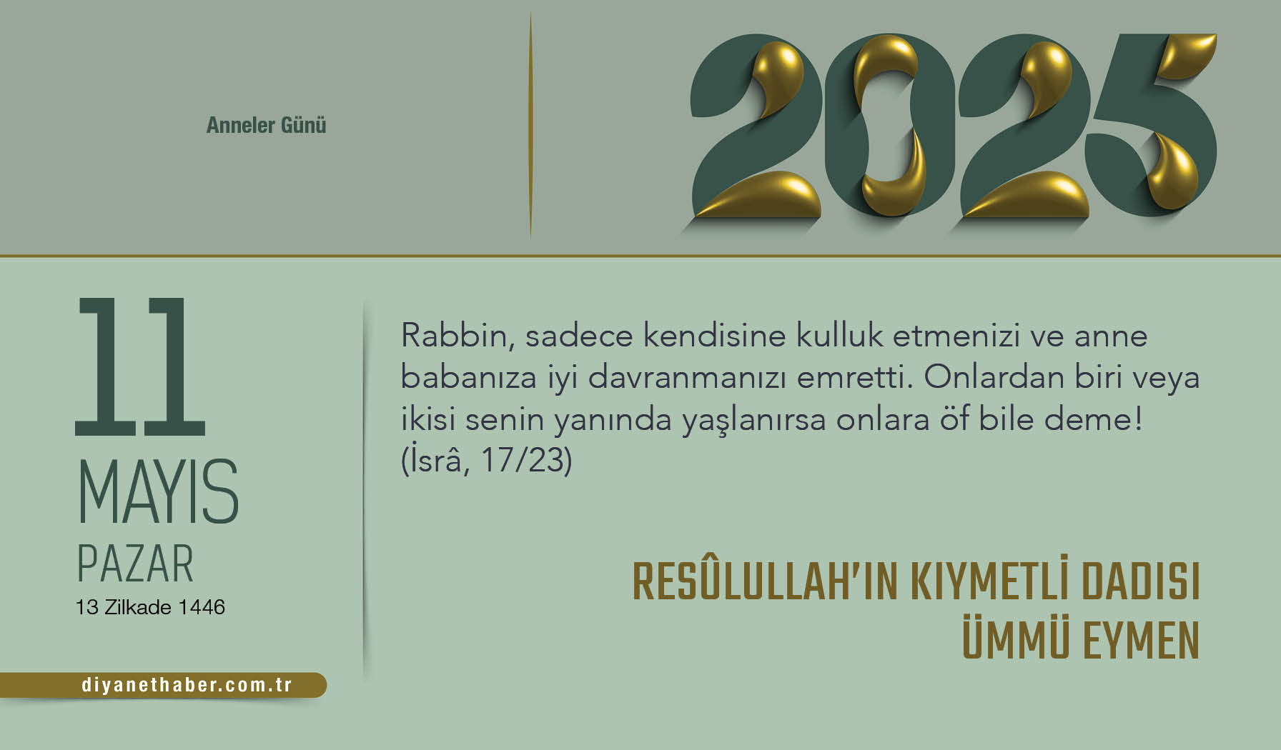 Resûlullah’ın Kıymetli Dadısı Ümmü Eymen
