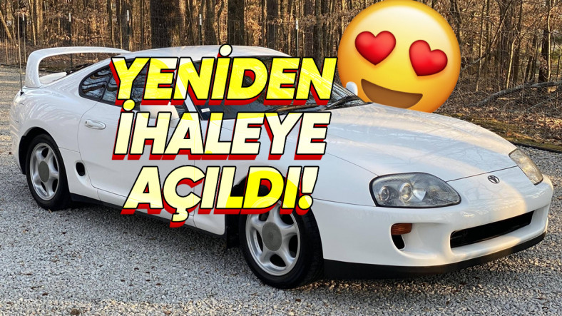 1993 Model Toyota Supra Yeniden İhaleye Açıldı (Fiyat Hâlâ Aynı) 1993 Model Toyota Supra Yeniden İhaleye Açıldı (Fiyat Hâlâ Aynı)