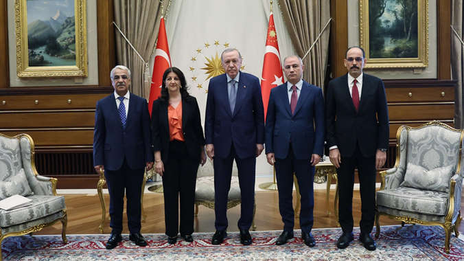 Cumhurbaşkanı Erdoğan, DEM Parti heyetiyle görüştü
