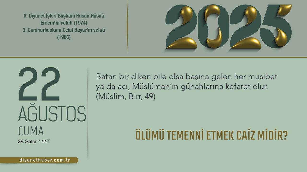 Ölümü Temenni Etmek Caiz Midir? Ölümü Temenni Etmek Caiz Midir?