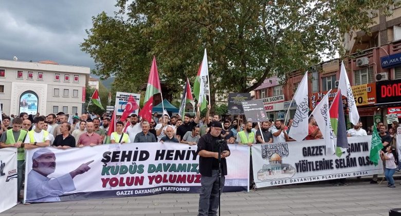 Küresel Sumud Filosu Bursa’da selamlandı