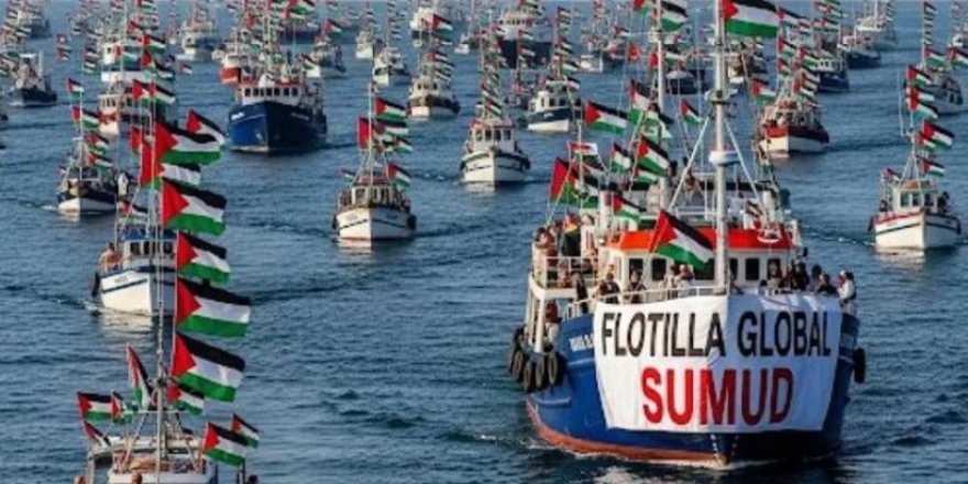 Sumud Filosu’nun yarın Gazze’ye hareket etmesi öngörülüyor