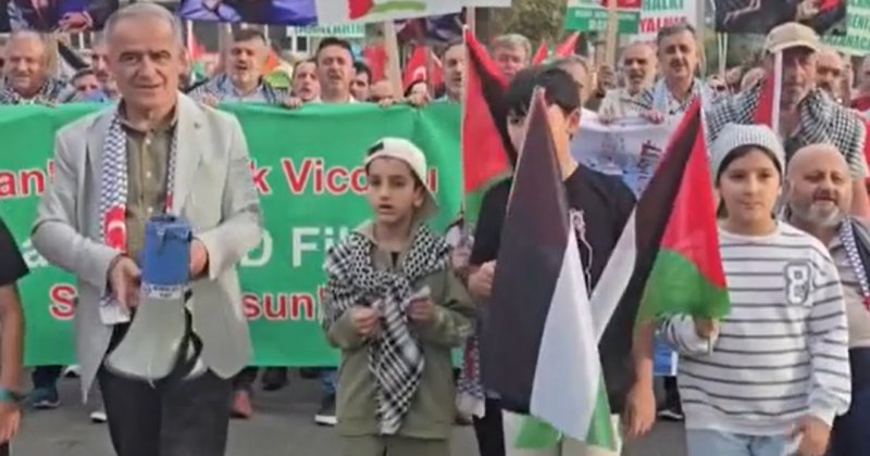 Zonguldak’tan Küresel Sumud Filosu’na destek yürüyüşü