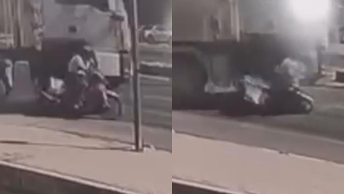 Mersin’de motosikletli kamyonun altında kaldı
