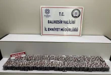 Edremit’te Uyuşturucu Operasyonu: 5 Bin 586 Sentetik Hap Ele Geçirildi