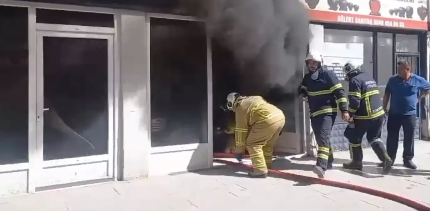 Kırıkkale’de Motosiklet İşletmesinde Yangın ve Patlama Paniği