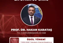 Savunma Sanayii Başkan Yardımcısı Hakan Karataş, En Etkin 50 CHRO Listesinde Yer Aldı