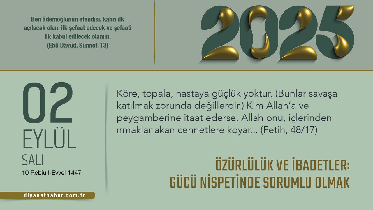Özürlülük ve İbadetler: Gücü Nispetinde Sorumlu Olmak Özürlülük ve İbadetler: Gücü Nispetinde Sorumlu Olmak