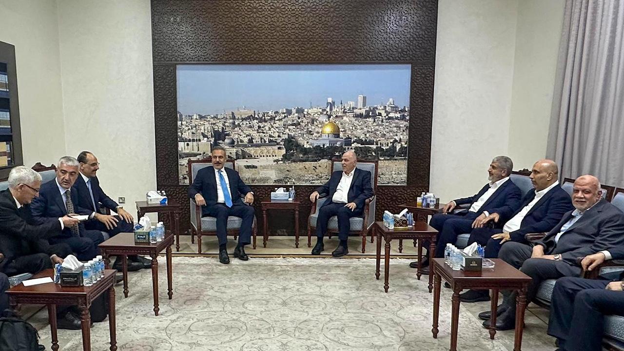 Fidan ve Kalın, Doha’da Hamas Yetkilileriyle Görüştü Fidan ve Kalın, Doha’da Hamas Yetkilileriyle Görüştü
