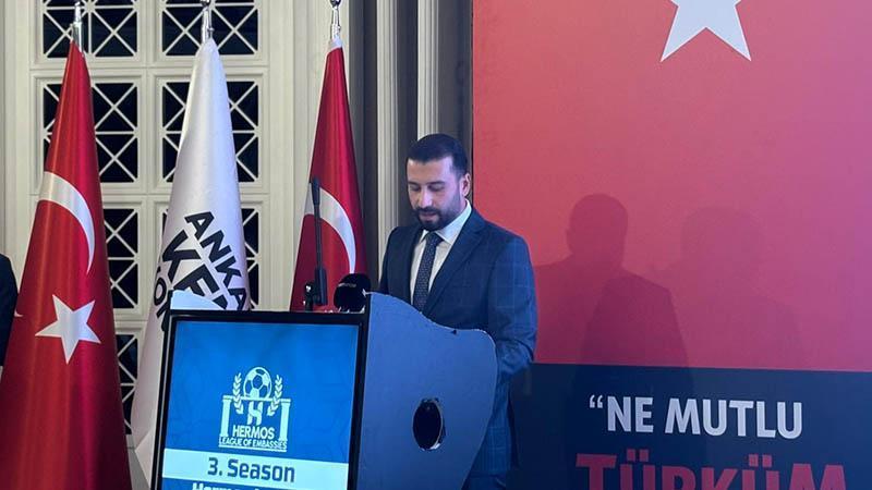 Hermos Elçilikler Futbol Ligi’nin kura çekim töreni Ankara’da gerçekleştirildi