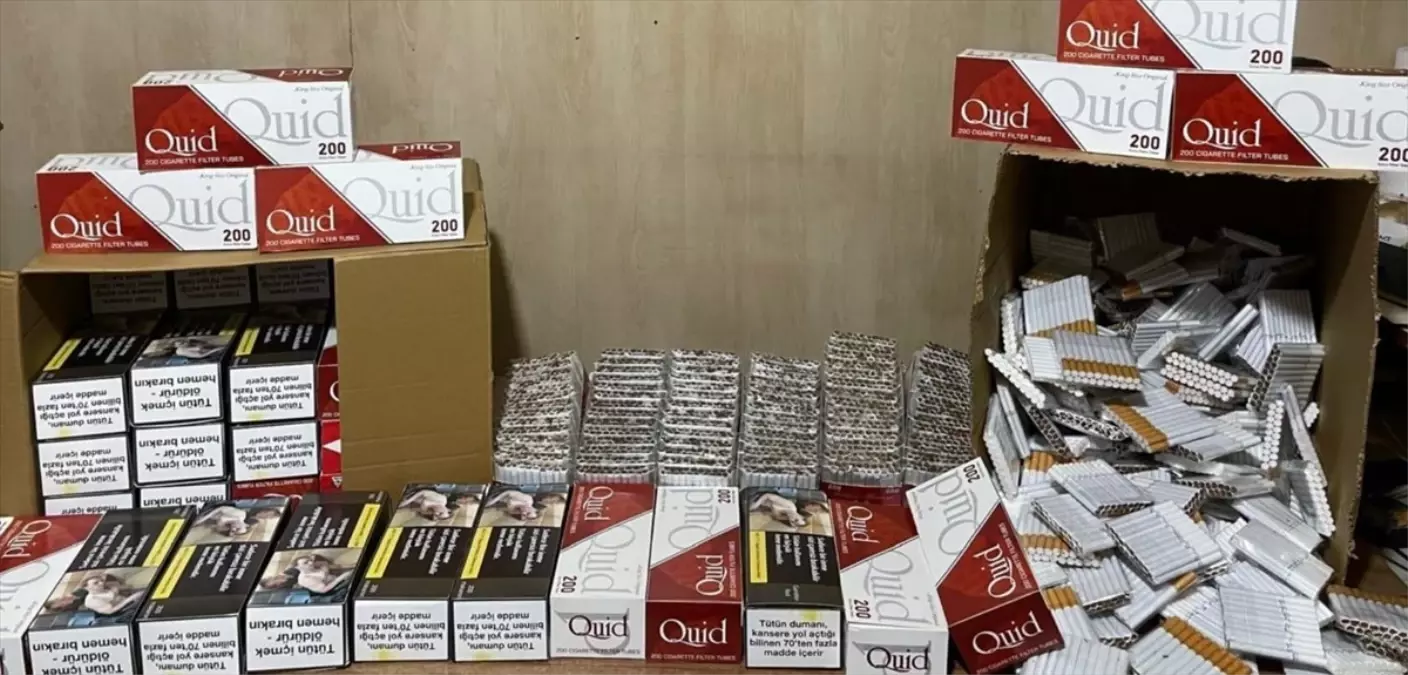 İzmir’de Kaçak Tütün Operasyonu: 20 Bin 900 Makaron Ele