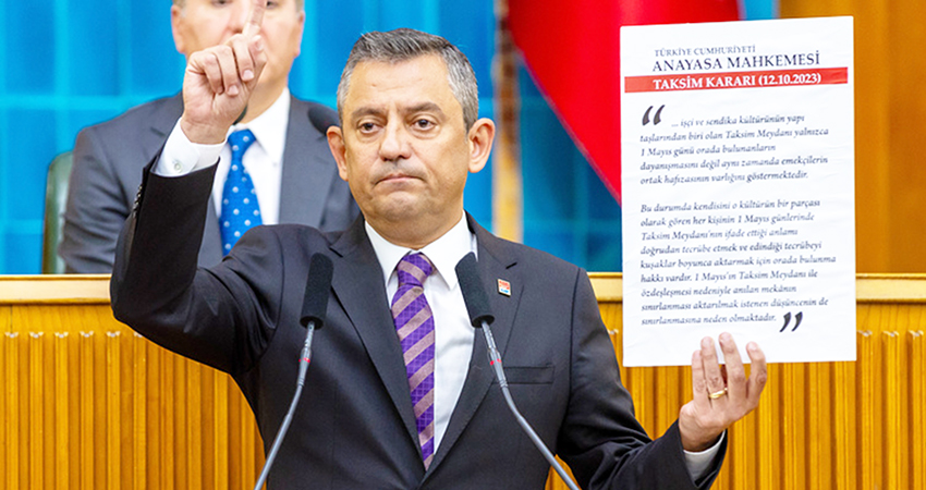 Özgür Özel: Demokratik Siyasetin Önünü Açmalıyız